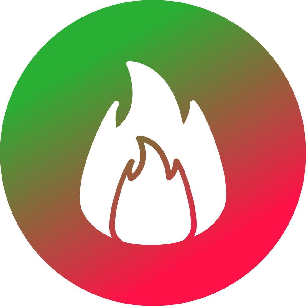 On Fire Creative Icon Design vector