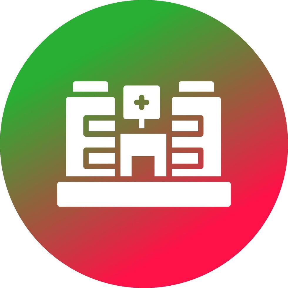 diseño de icono creativo de hospital vector