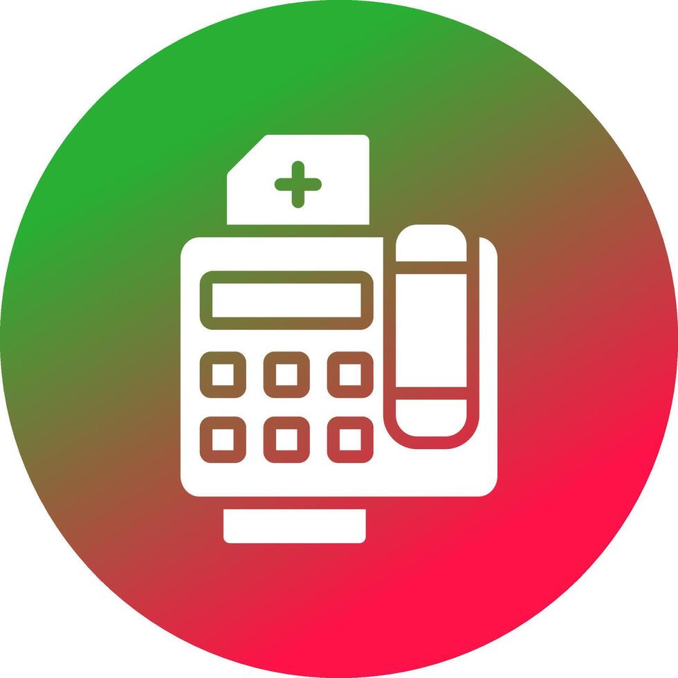 Fax Machine Creative Icon Design vector