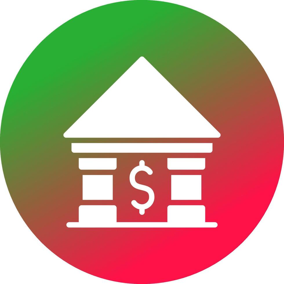 Bank Creative Icon Design vector