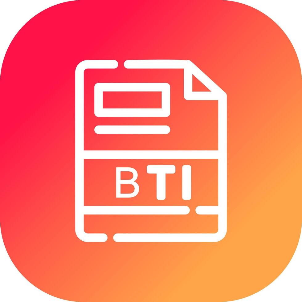 BTI Creative Icon Design vector