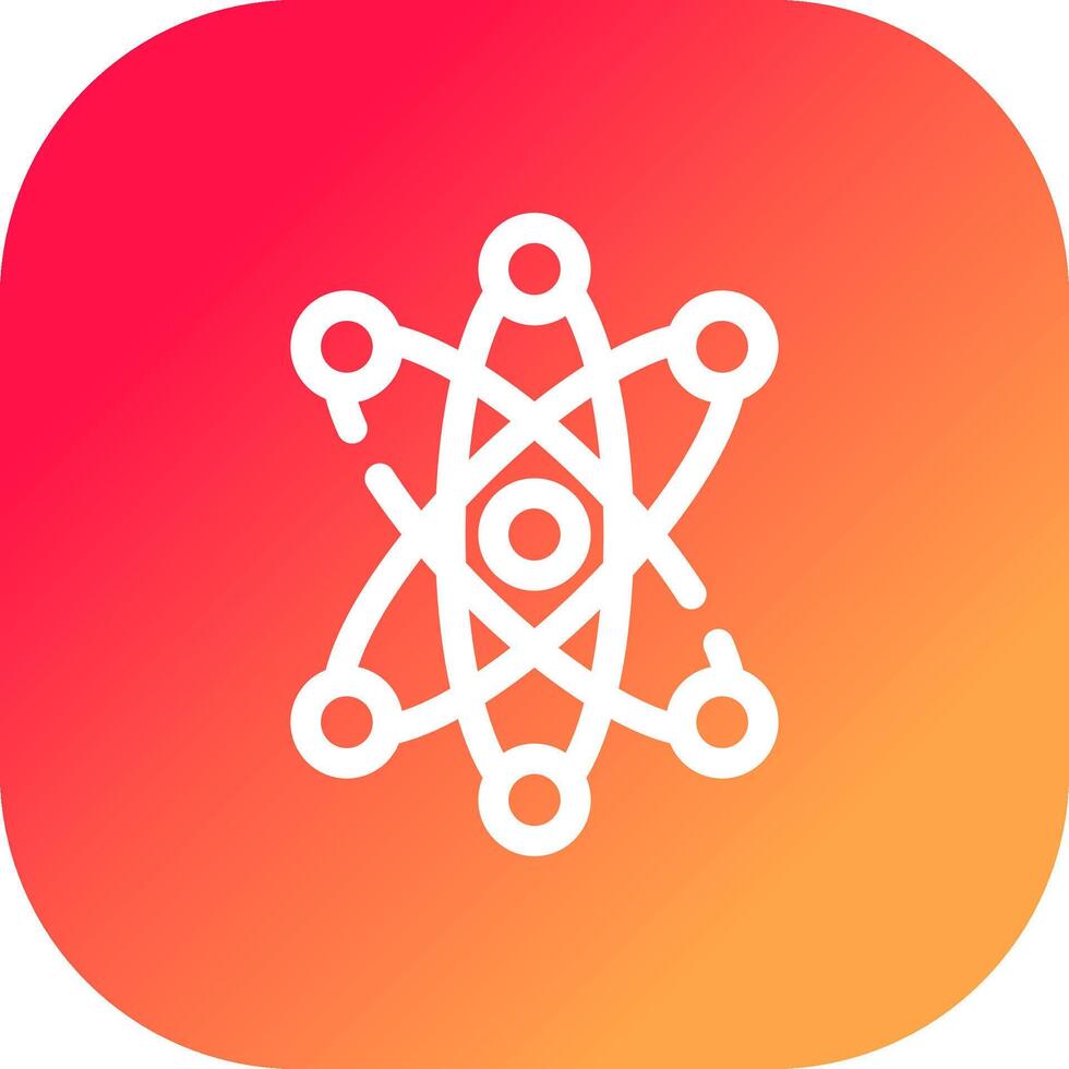 Atom Creative Icon Design vector