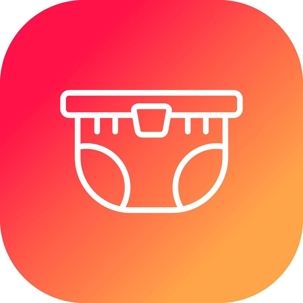 Diapers Creative Icon Design vector