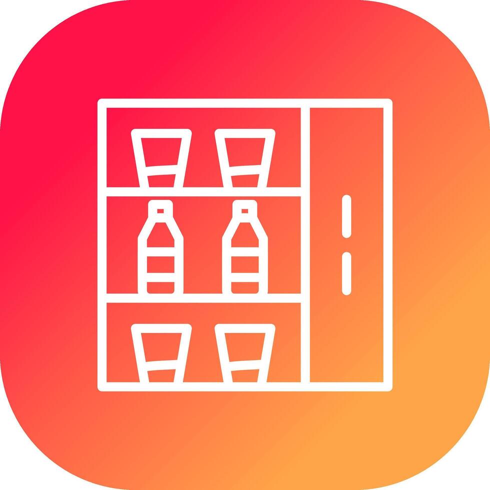 Vending Machine Creative Icon Design vector