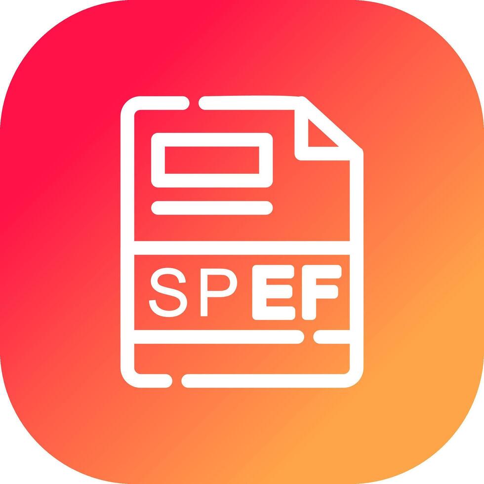 SPEF Creative Icon Design vector