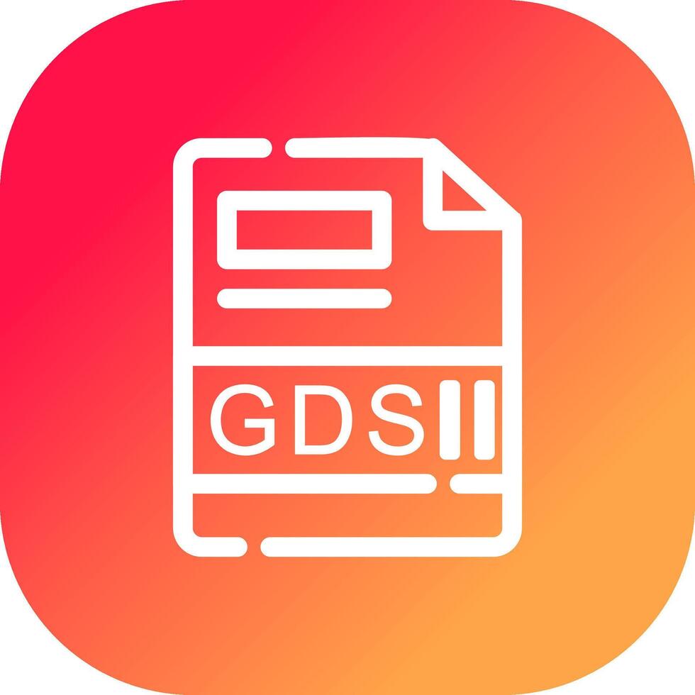 GDSII Creative Icon Design vector