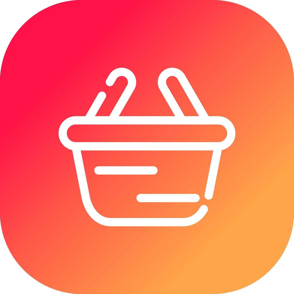 Glyph Gradient Circle Design vector