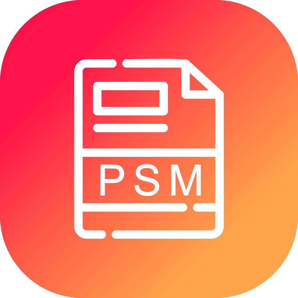 PSM Creative Icon Design vector