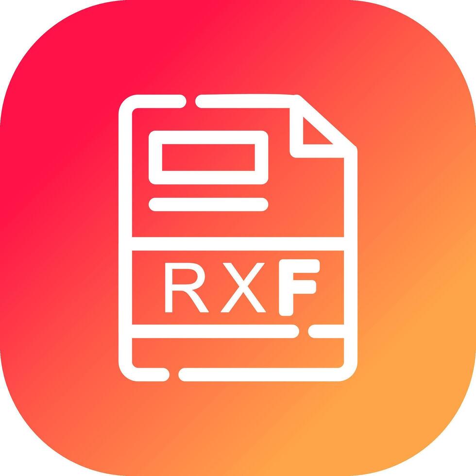 RXF Creative Icon Design vector