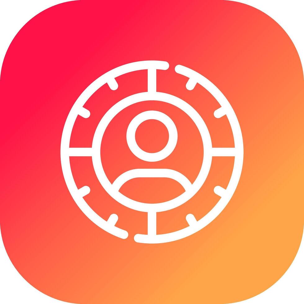 Target Audience Creative Icon Design vector