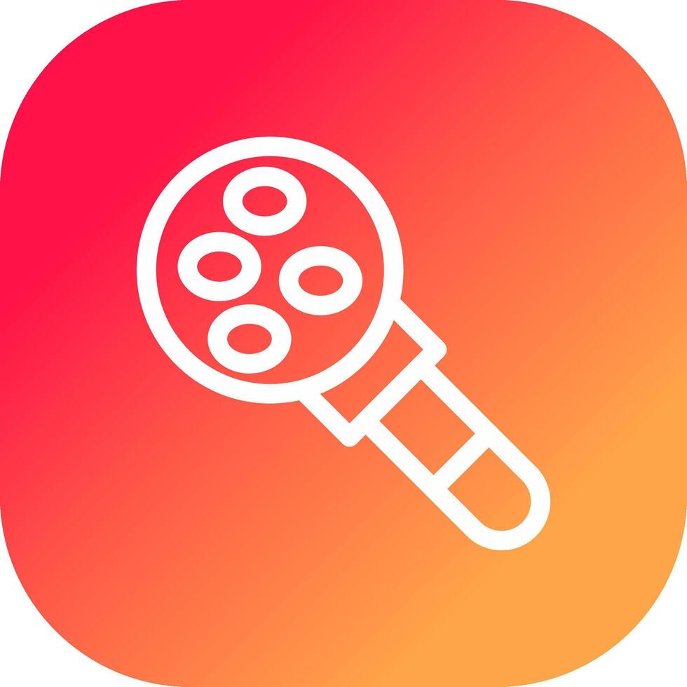 Magnifying Glass Creative Icon Design vector