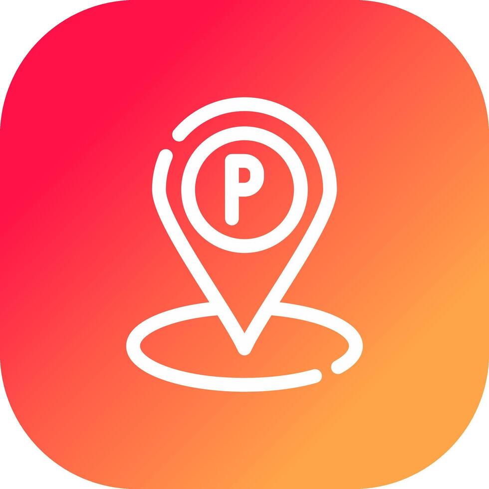 Parking Creative Icon Design vector