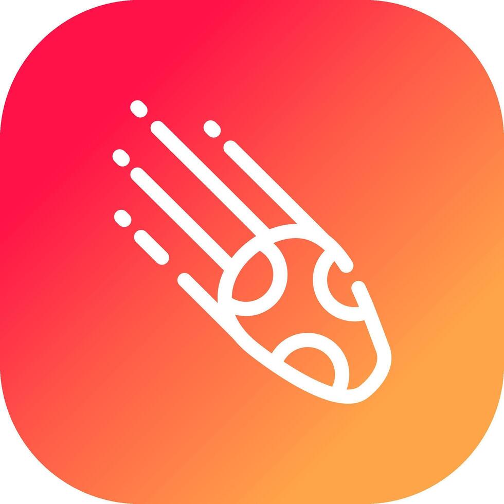 Comet Creative Icon Design vector