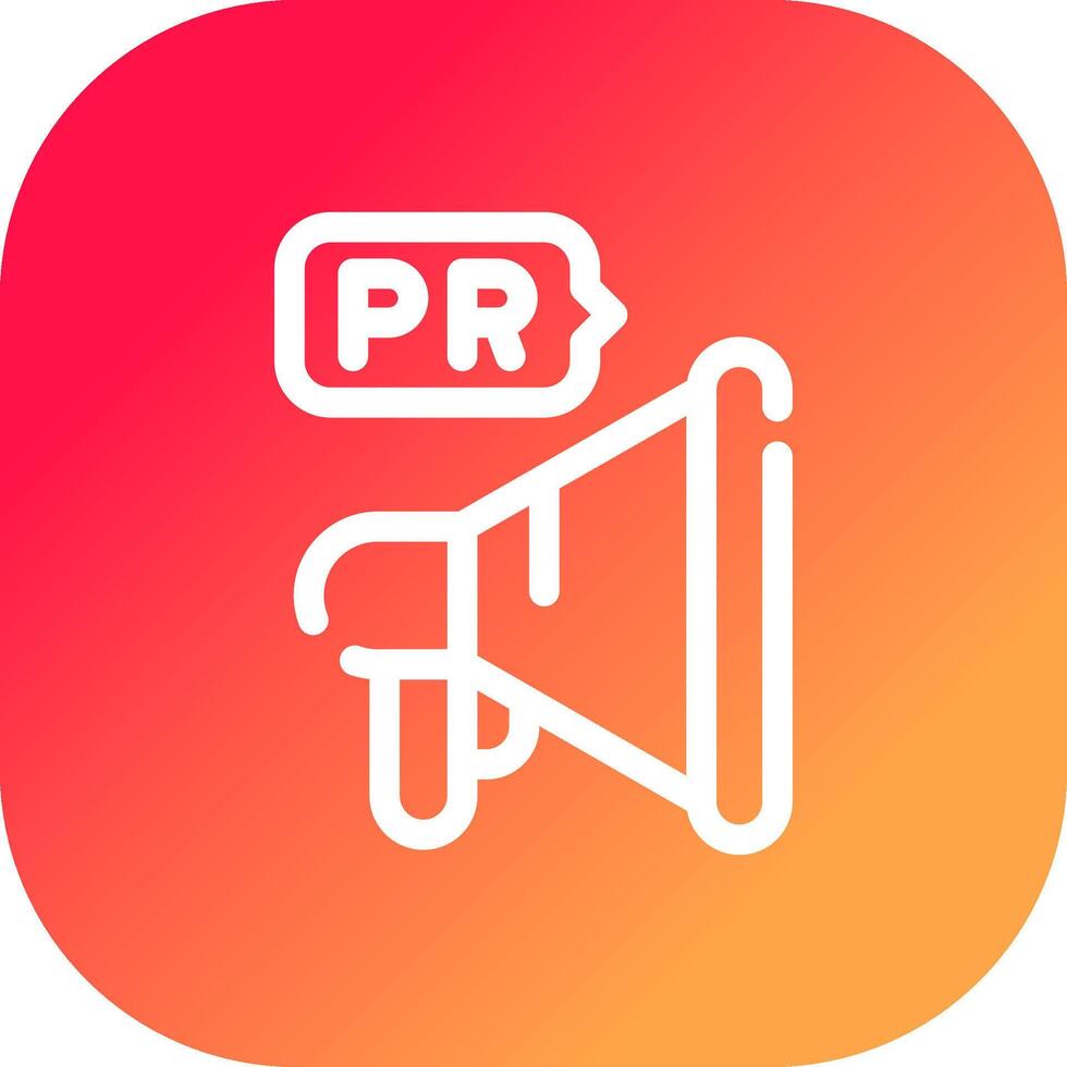 Public Relations Creative Icon Design vector