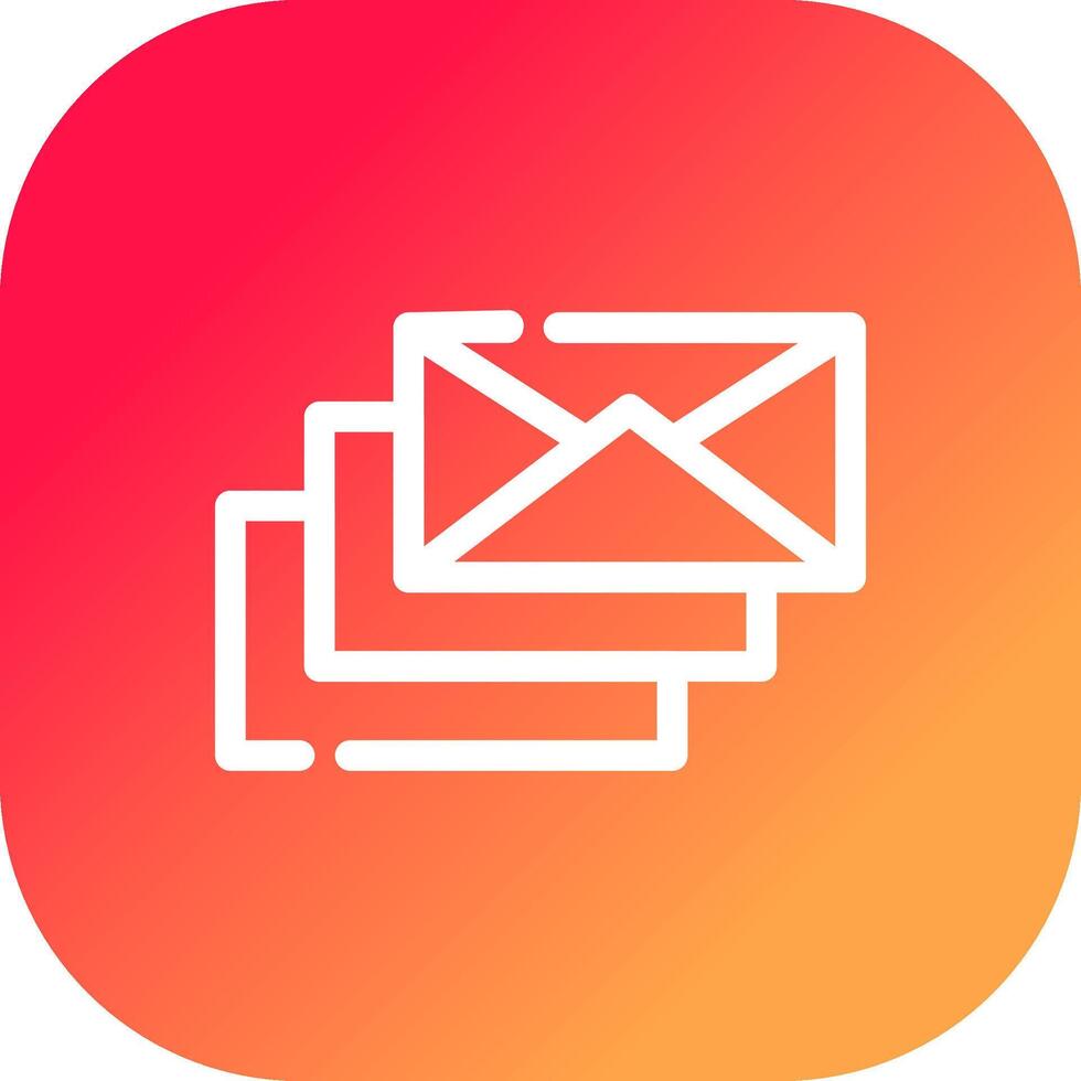 diseño de icono creativo de correo vector