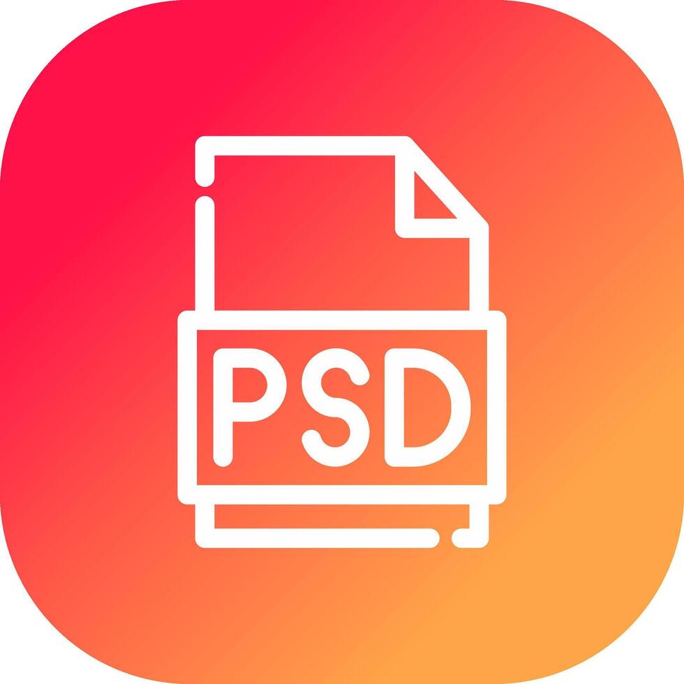 diseño de icono creativo de archivo psd vector