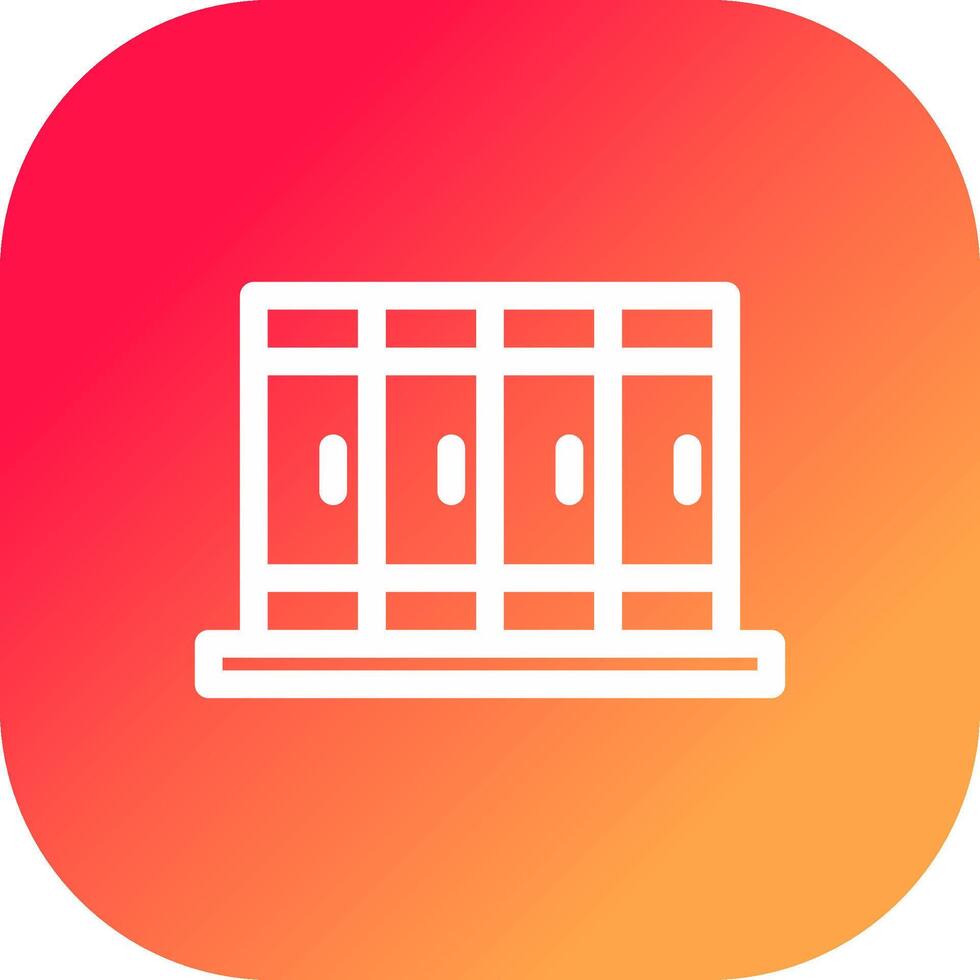 Locker Creative Icon Design vector