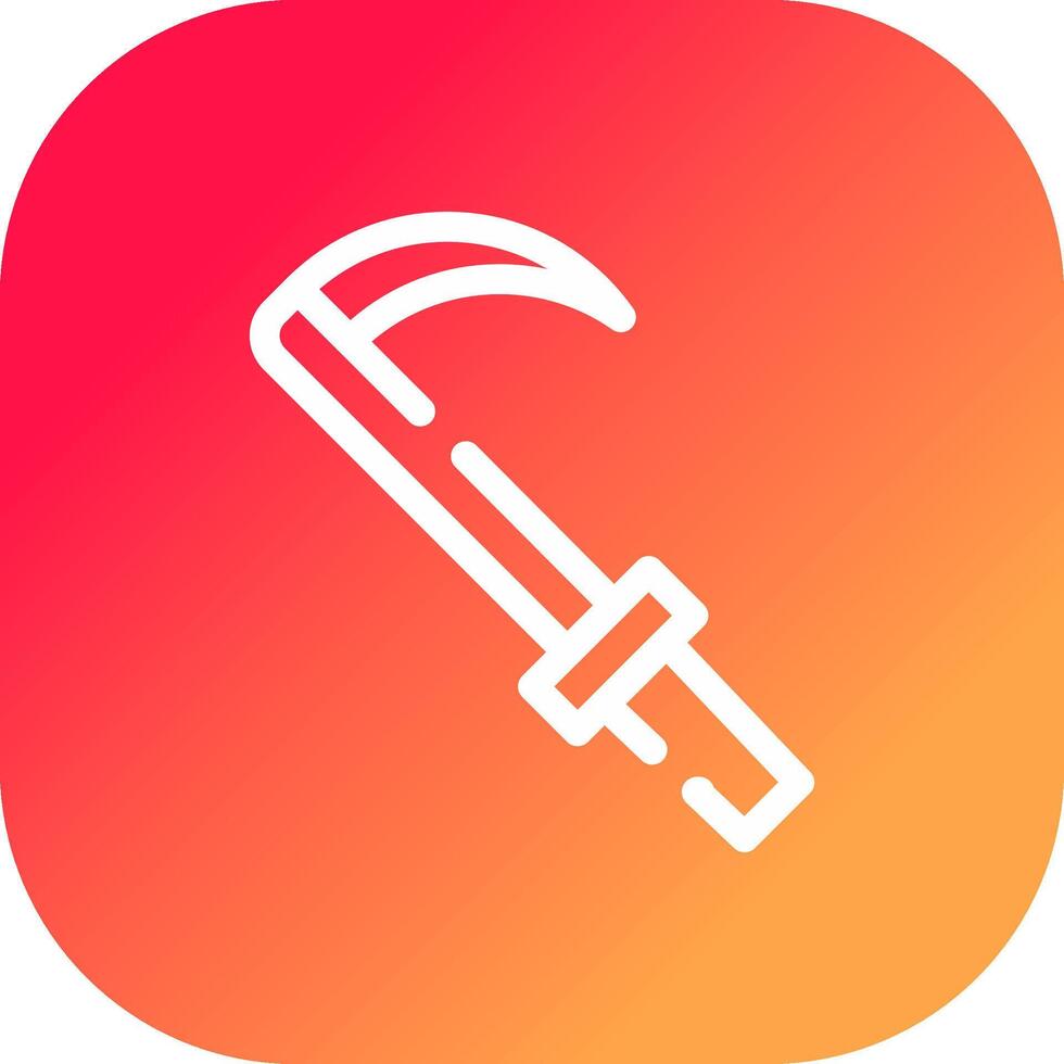 Scythe Creative Icon Design vector