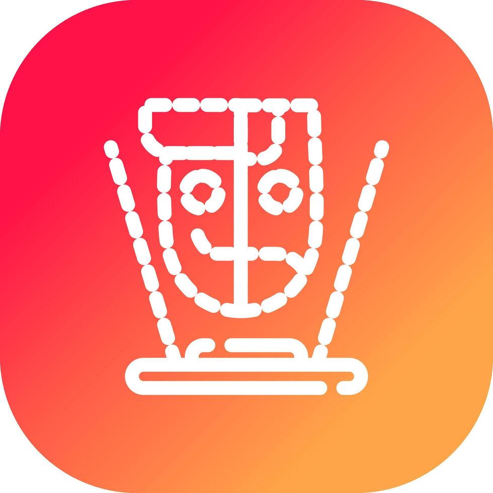 Hologram Creative Icon Design vector