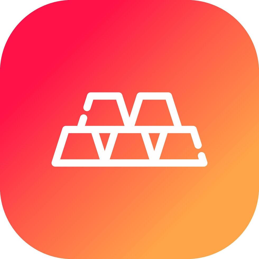 Gold Stack Creative Icon Design vector
