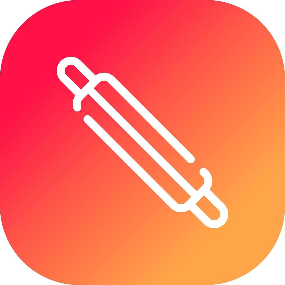 Rolling Pin Creative Icon Design vector