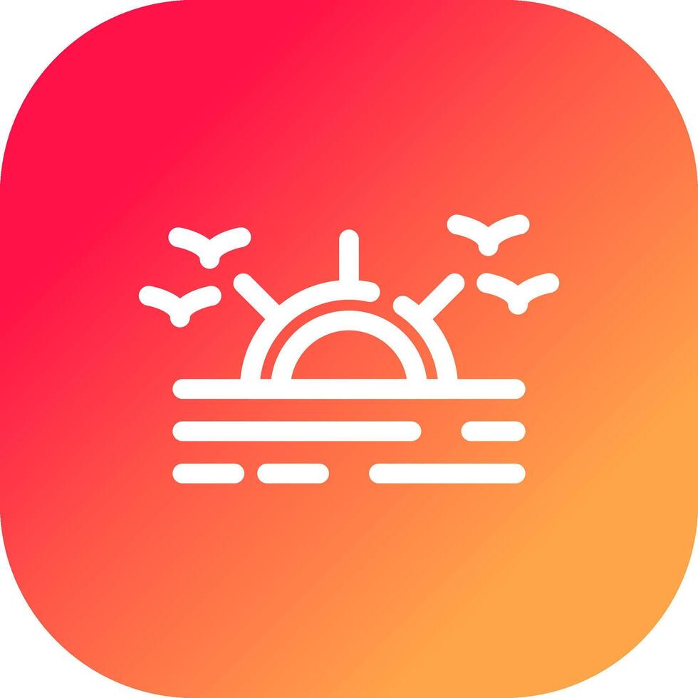 Sunrise Creative Icon Design vector