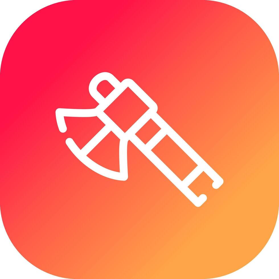 Glyph Gradient Circle Design vector