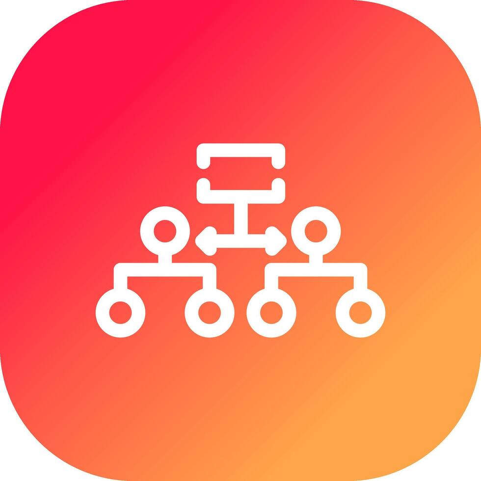 Labeled Hierarchy Creative Icon Design vector