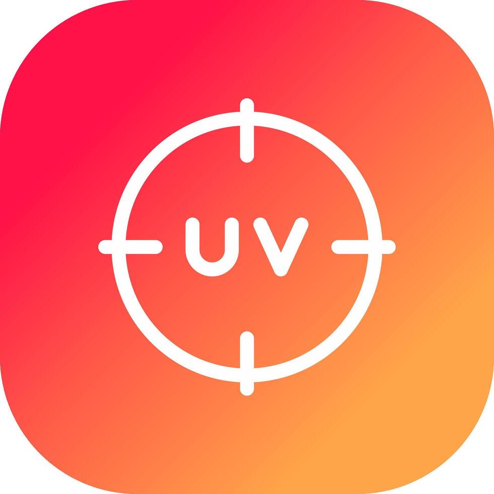 Uv Creative Icon Design vector