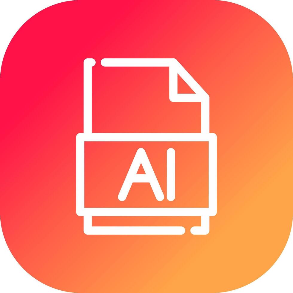 diseño de icono creativo de archivo ai vector