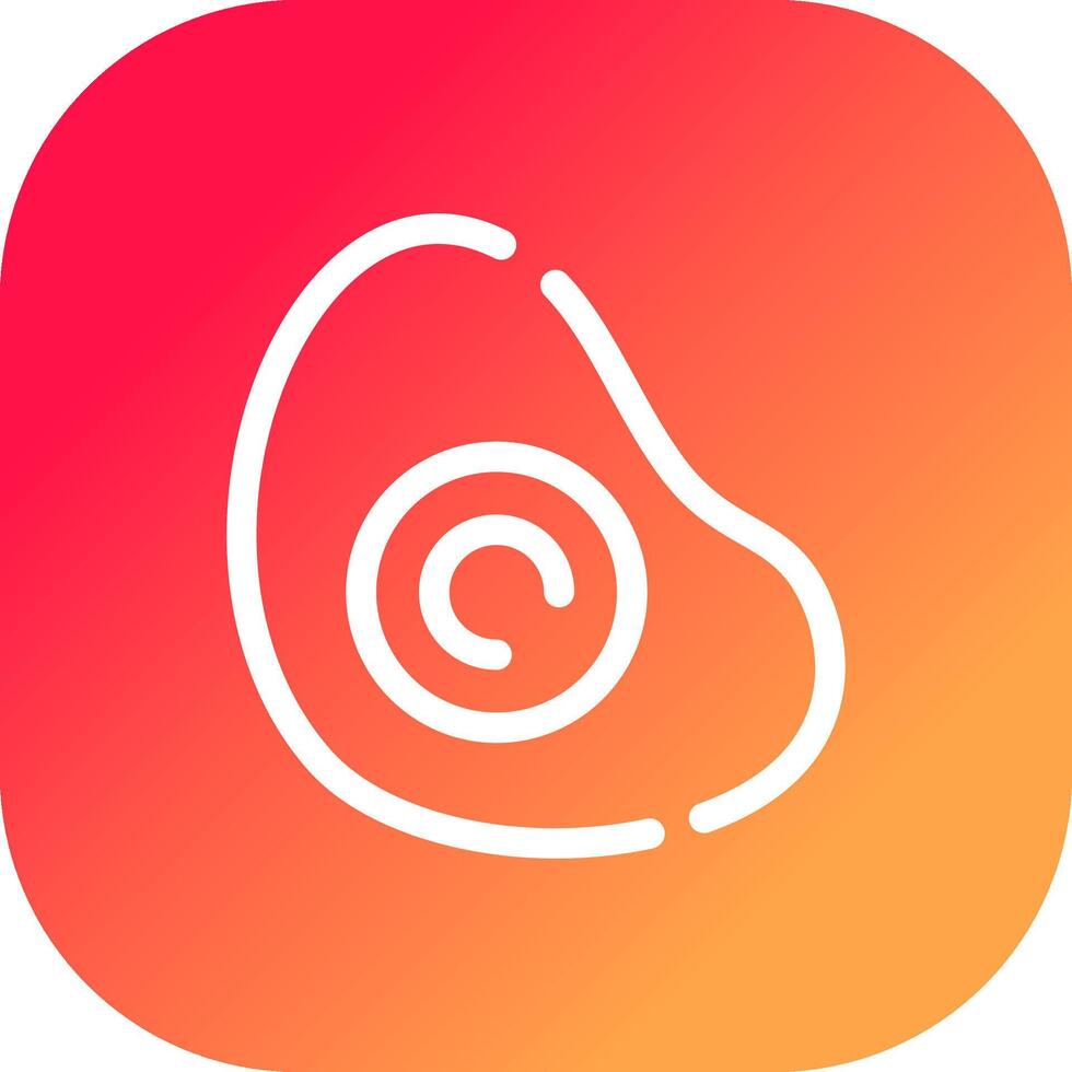 Fried Egg Creative Icon Design vector