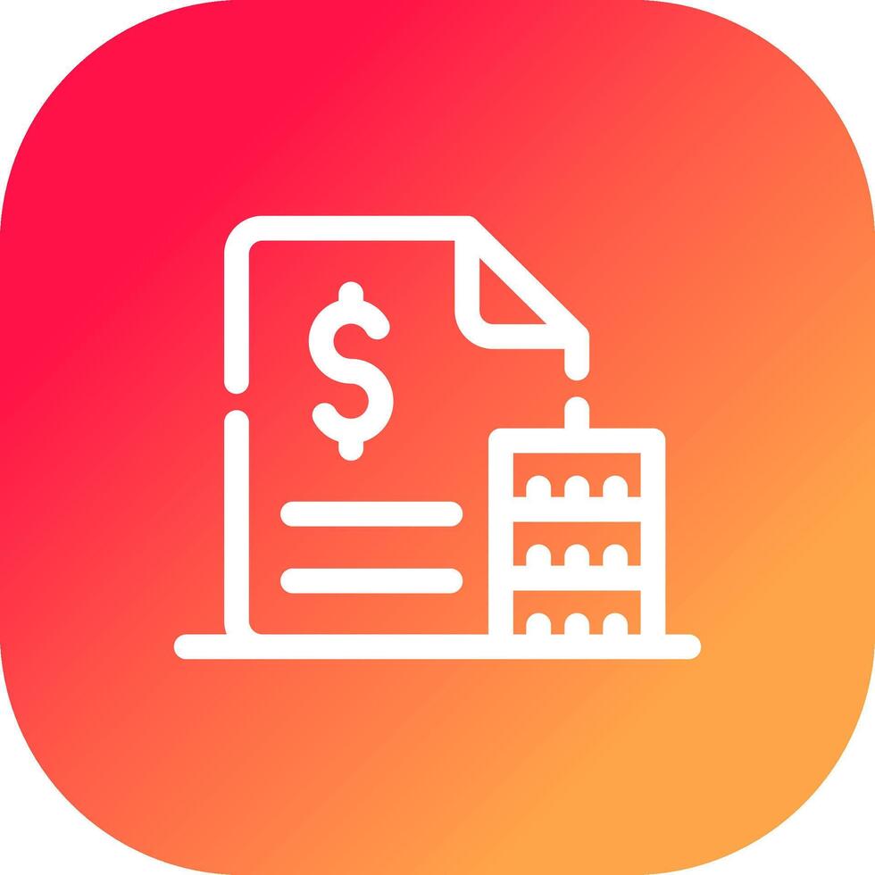 Down Payment Creative Icon Design vector