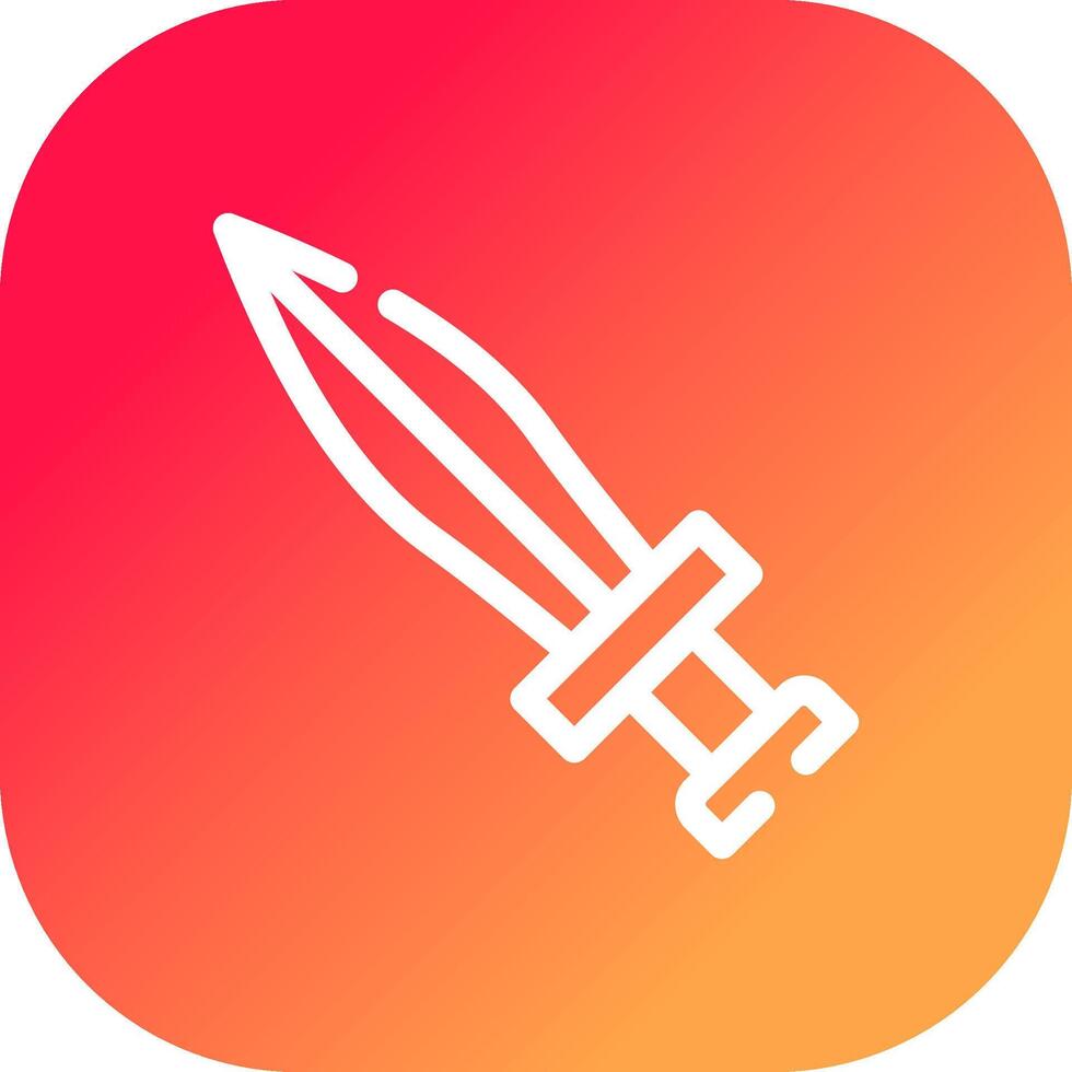 Sword Creative Icon Design vector