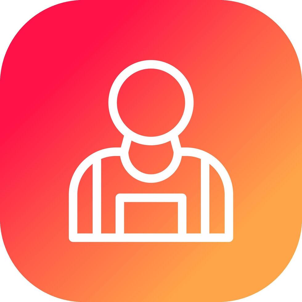 Worker Creative Icon Design vector