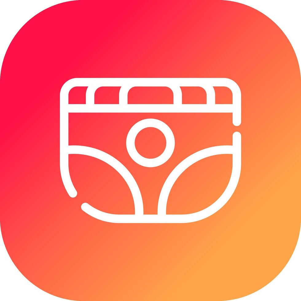 Diaper Creative Icon Design vector