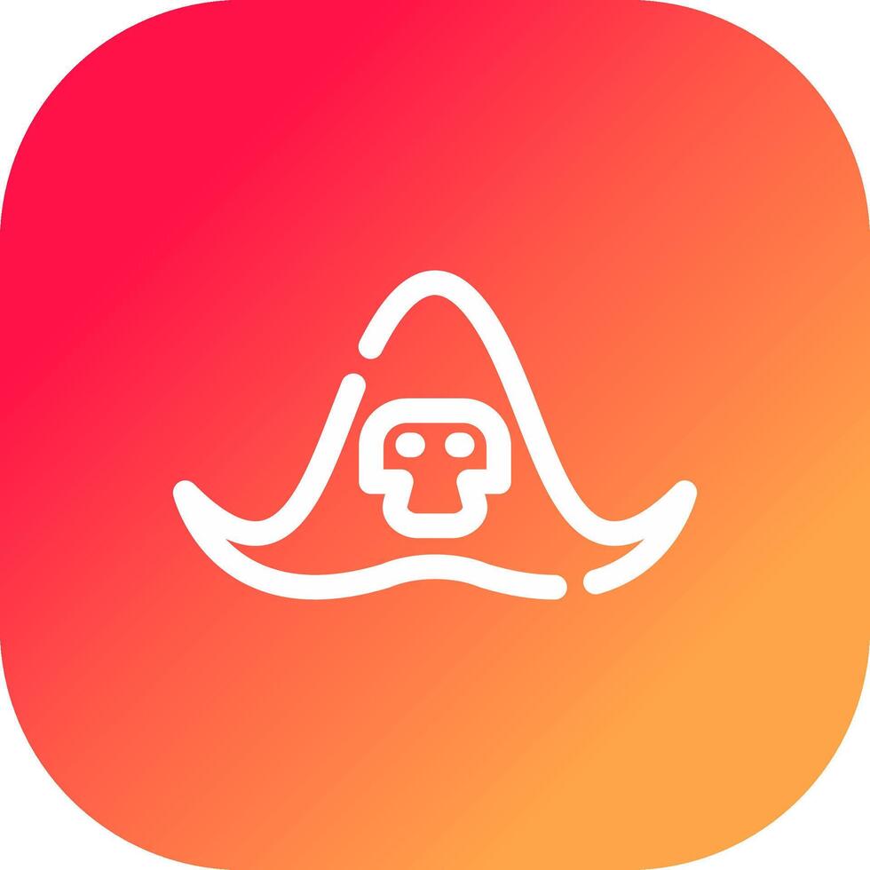 diseño de icono creativo de sombrero vector