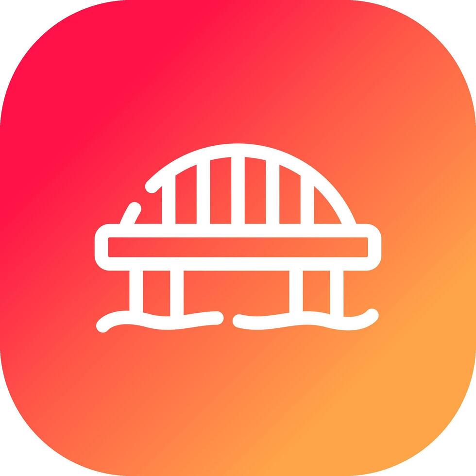 Bridge Creative Icon Design vector