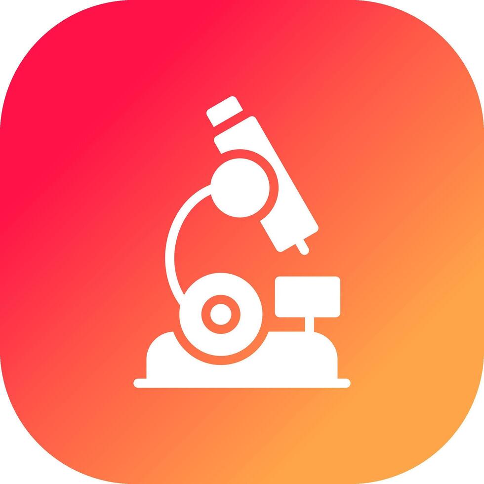 diseño de icono creativo de microscopio vector