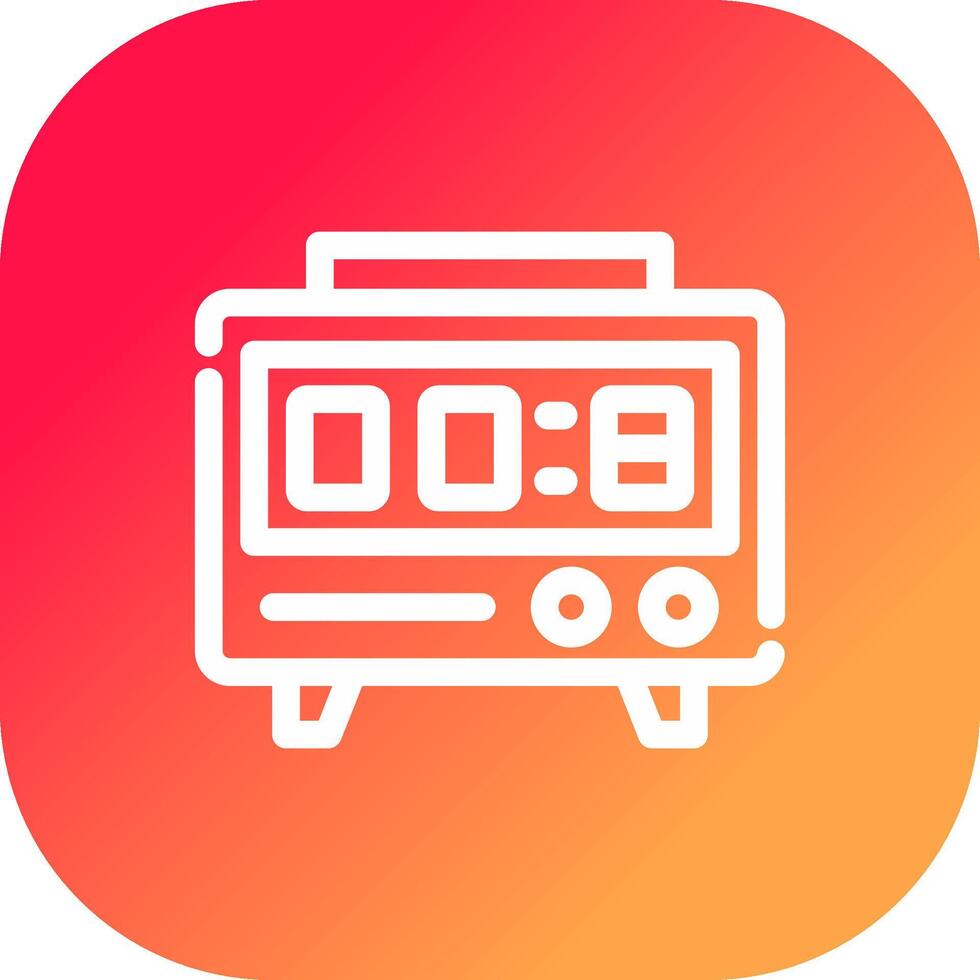 Digital Stopwatch Creative Icon Design vector