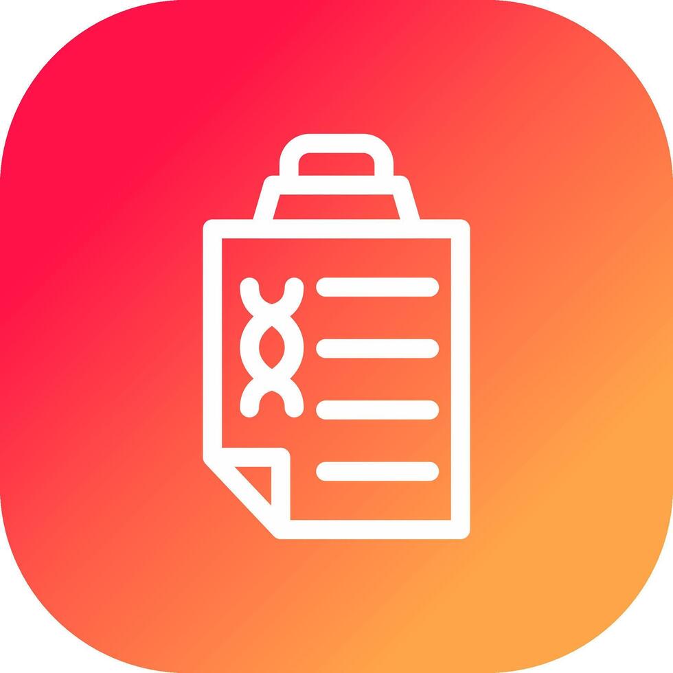 DNA Test Creative Icon Design vector