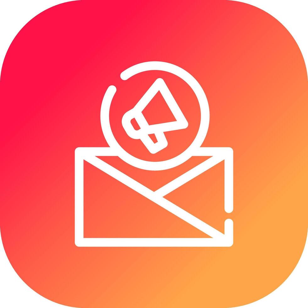 Email Marketing Creative Icon Design vector