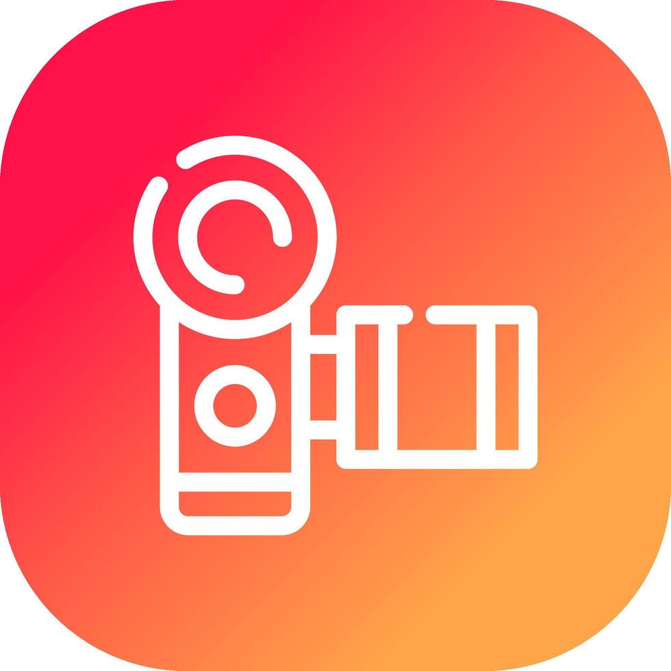 Video Camera Creative Icon Design vector