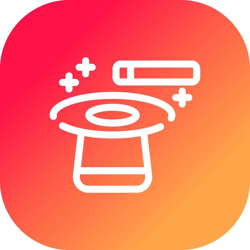 Glyph Gradient Circle Design vector