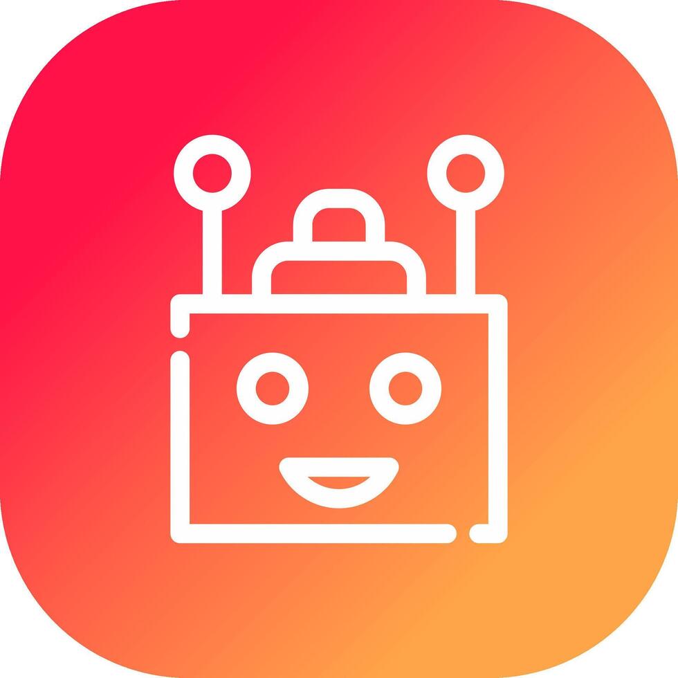 Chatbot Creative Icon Design vector