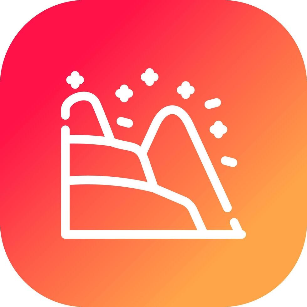 Mountain Creative Icon Design vector