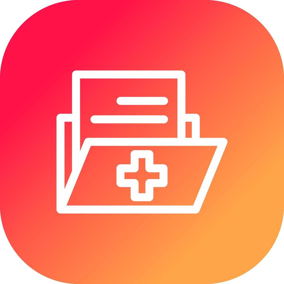 Medical History Creative Icon Design vector