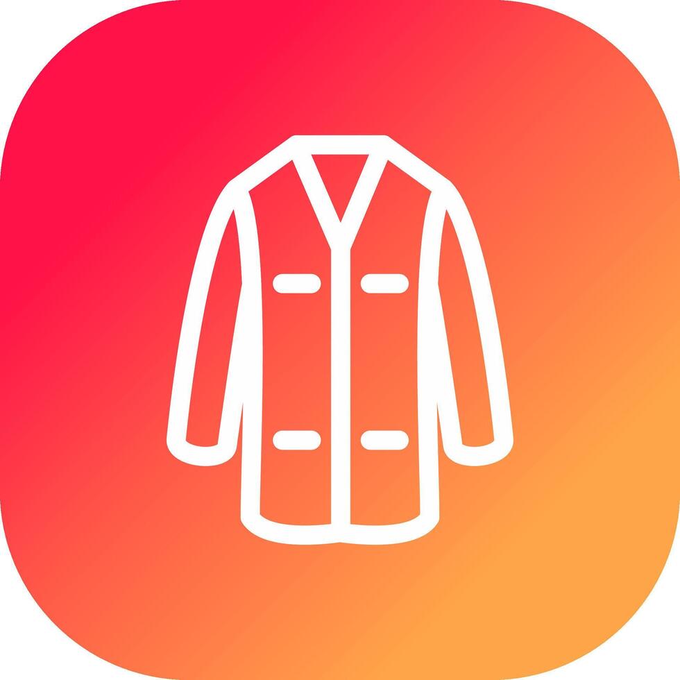 Lab Coat Creative Icon Design vector