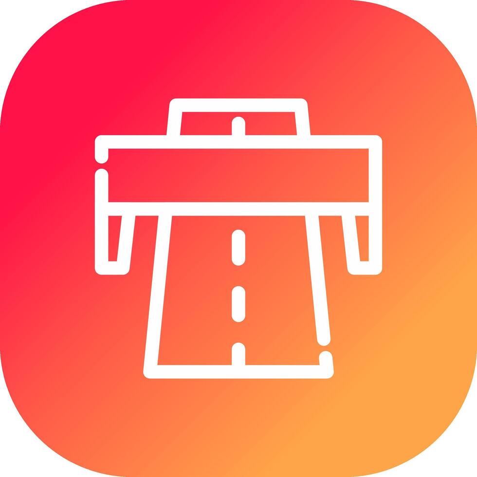 Motorway Creative Icon Design vector