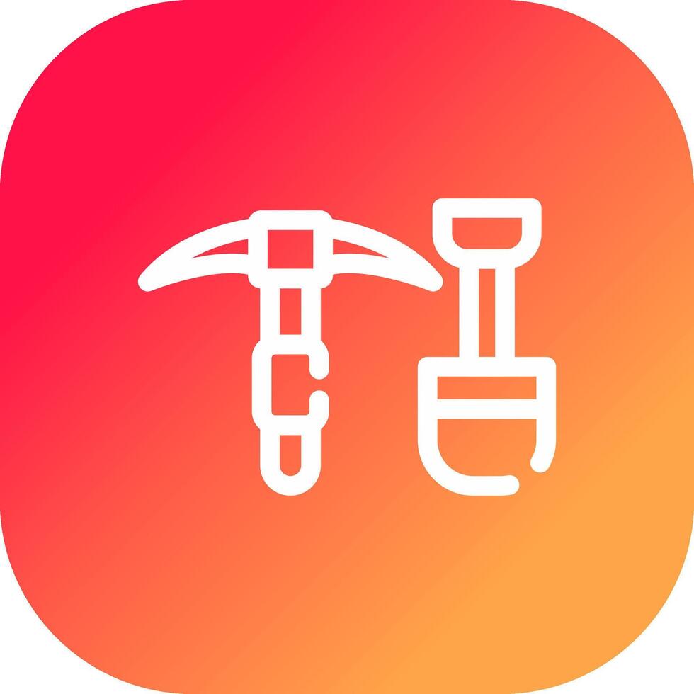 Material Mining Creative Icon Design vector