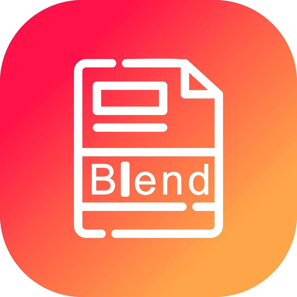 Blend Creative Icon Design vector